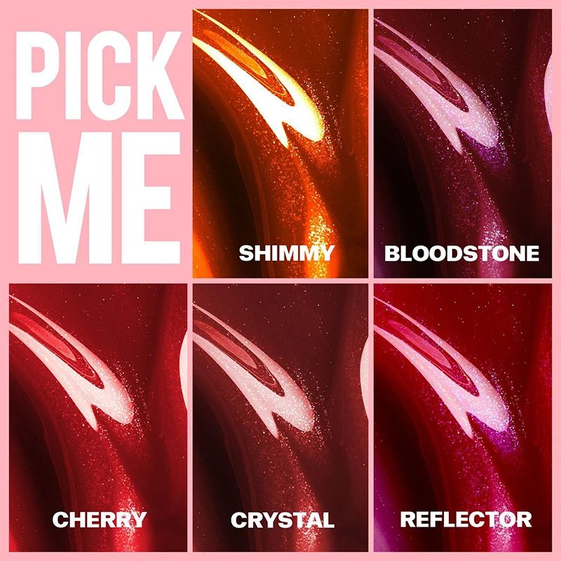 Glitter liquid lip glaze, high shine gloss lipstick, hydrating full lips, long lasting liquid lipstick, daily makeup 2