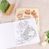 FOOD Bold-easy Patterns Coloring Book for Adults Cute Drawing Book Perfect Gift for Party and Birthday 3