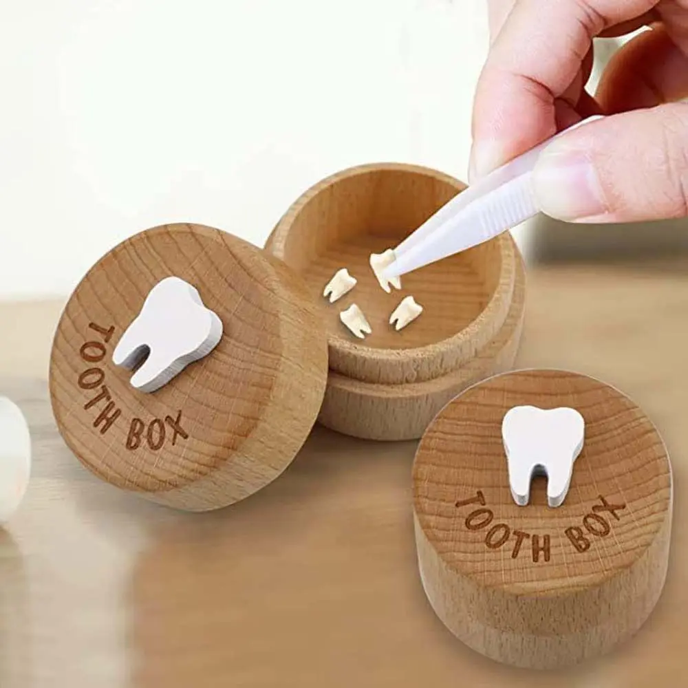 

Fetal Hair Umbilical Cord Preservation Wood Baby Tooth Box Tooth Box Keepsake Box Personalised Engraved Tooth Fairy Box Wooden