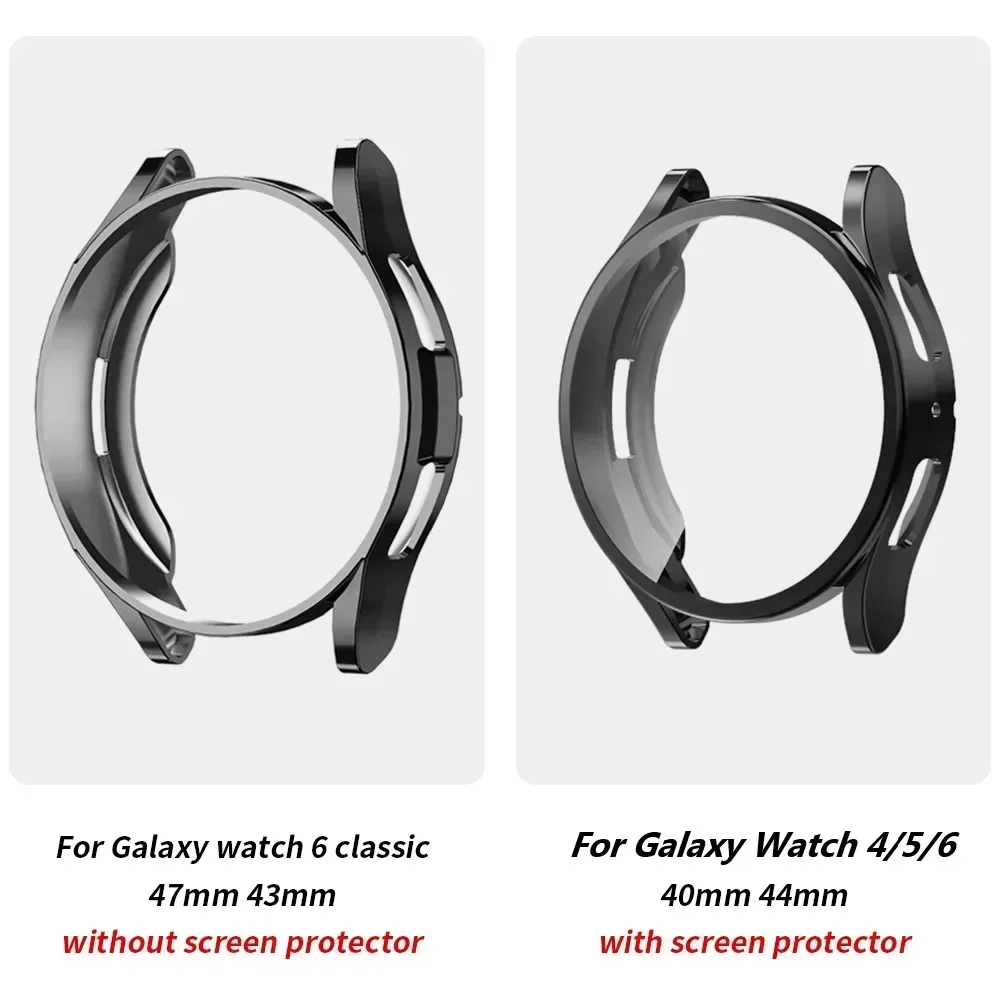 Ｚ   ġ 4 5 6 ȣ  ̽   40mm 44mm  ġ 6 Ŭ ε巯 TPU Ŀ 극̽ 43mm 47mm Ʈ