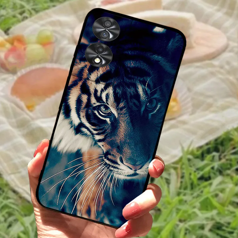 Elegant Black Marble Silicone Protective Case Cover - Soft Bumper Coque