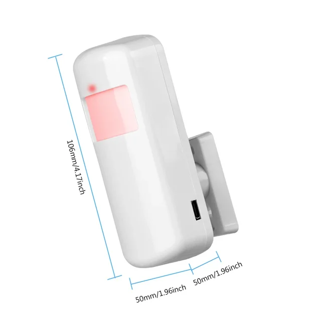 ALARMEST Wireless Infrared Motion Detector 433MHz eV1527 for Home Alarm System PIR Motion Sensor Detector 5