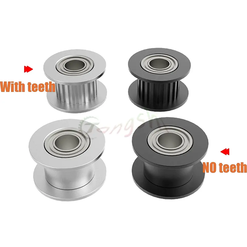 16T 20T 2GT Idler Timing Pulley Bore3/4/5/6mm Width 6/10/15mm GT2 Synchronous Belt 3D Printer CNC Parts Idler Type Pitch 2mm 20T image 6