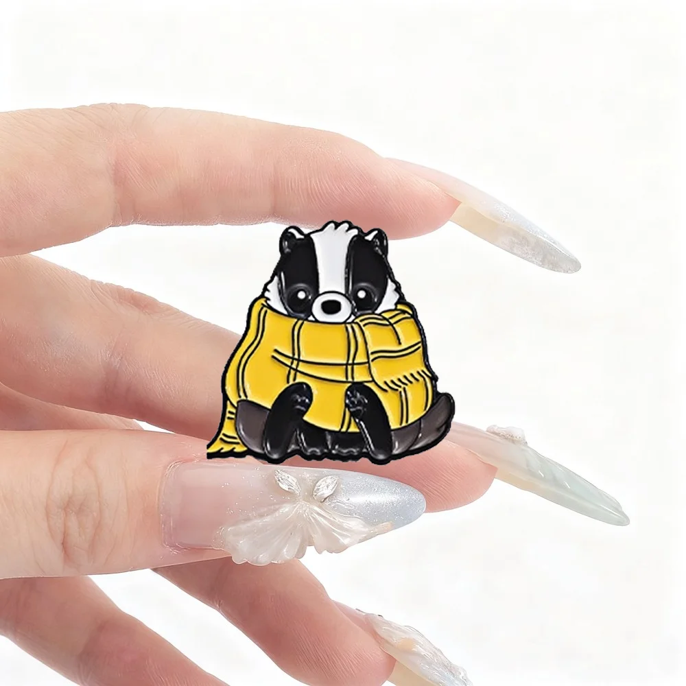 Enchanted Elf Enamel Pin: Adorable Animal Brooch Accessory and Charming Gift
