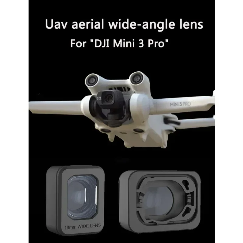 Description Picture 2 of itemExternal Wide-angle Lens Filter Shooting Range Increase 25% For DJI Mini 3 Pro Camera Lens Drone Accessories