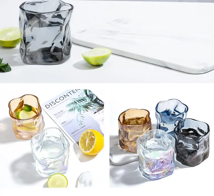 Shining Crystal Old Fashioned Tumblers 280Ml Capacity Set Of 4