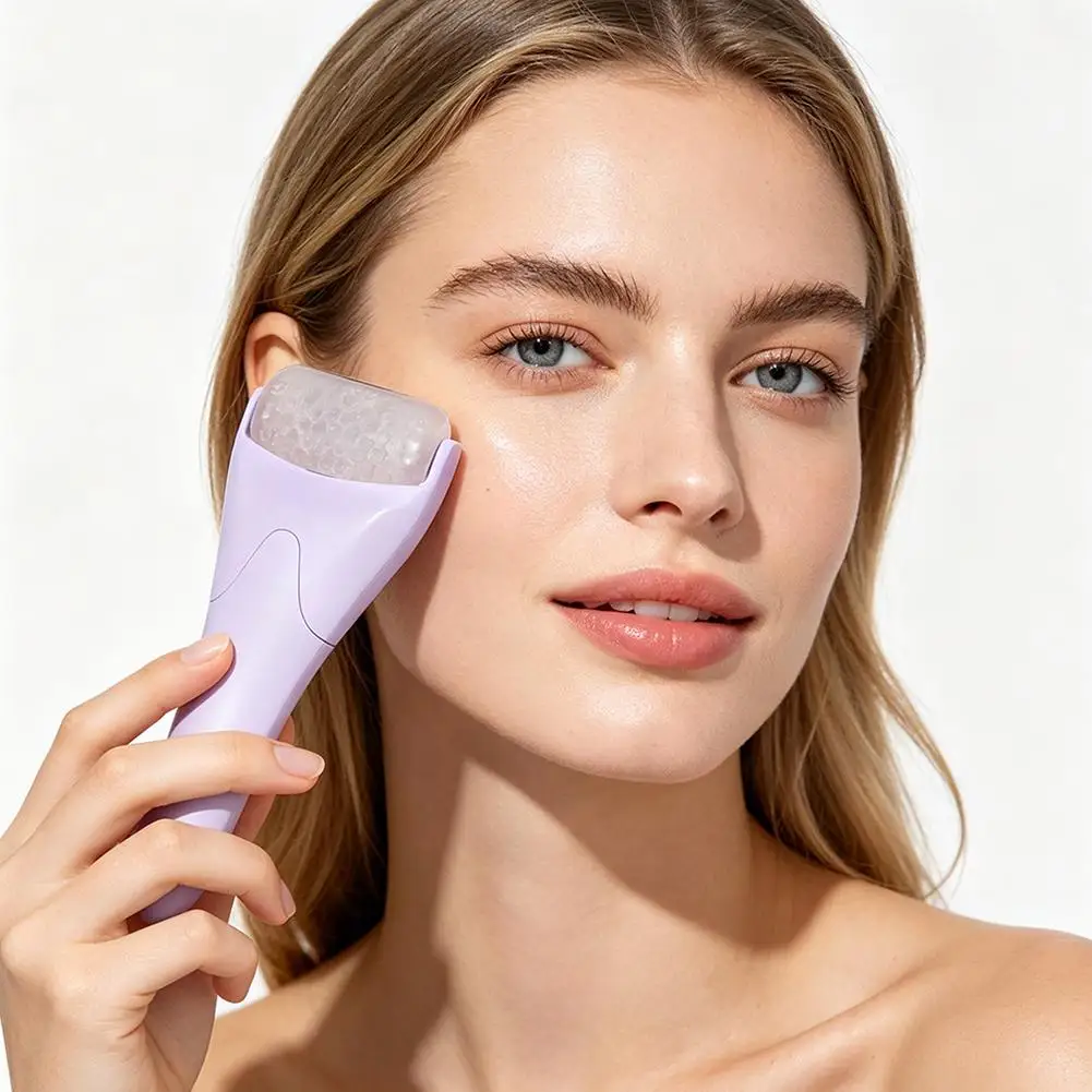 Revitalizing Facial Ice Roller: Reusable Cooling Massager for Puffiness & Dark Circles Reduction, Skin Calming Beauty Tool