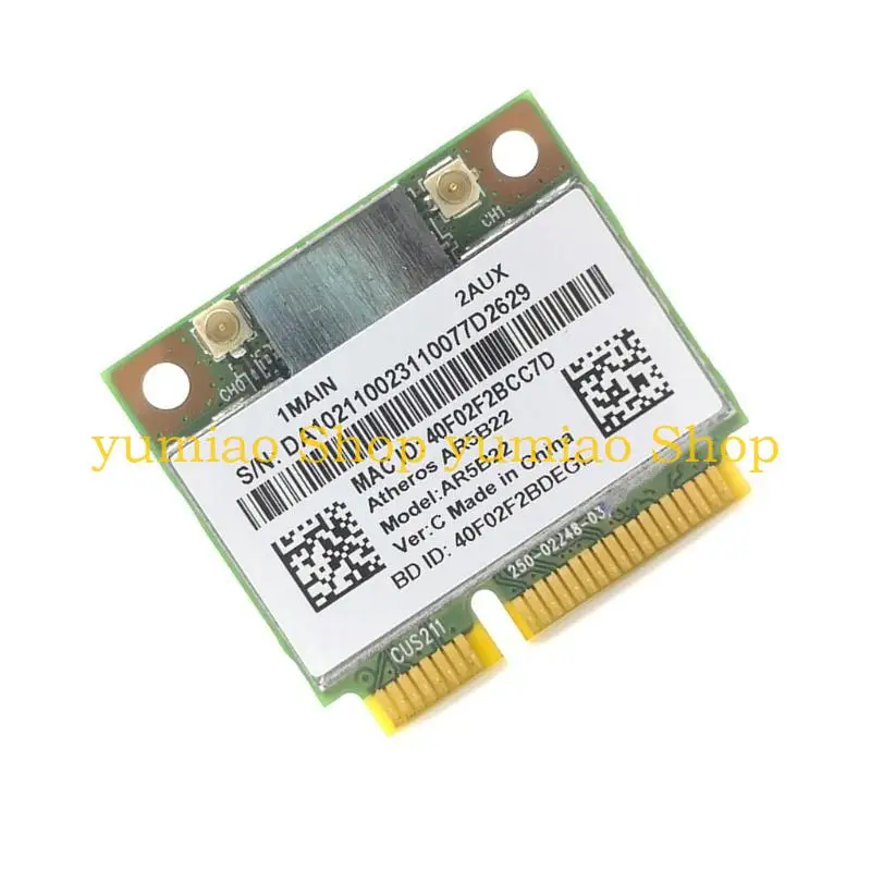 587B -Y400 Y500 AR5B22 호환 2.4 용 내장 무선 네트워크 카드