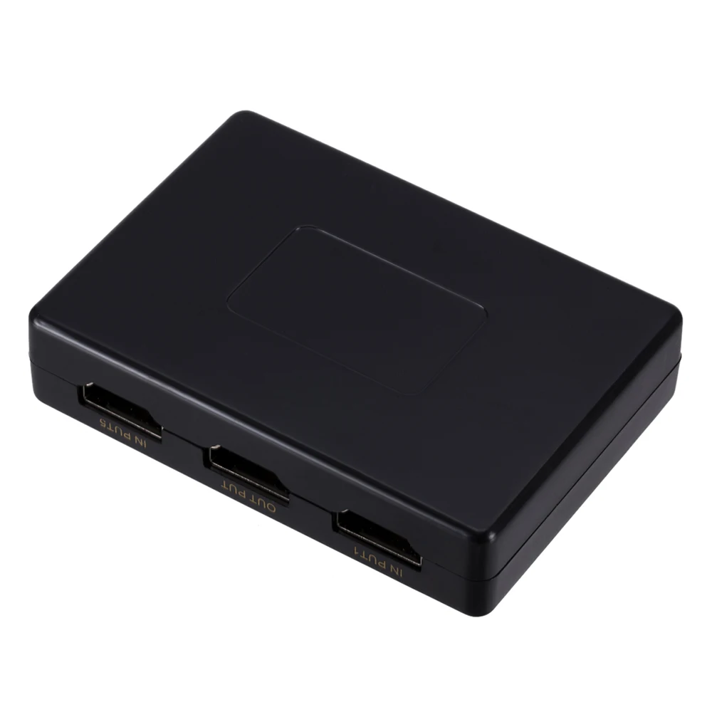 HD 4K * 2K HDMI 호환 스위처, 1x5 포트, 5 입력 1 스위치 선택기, 스플리터 허브, IR 원격 3D, PS3 Xbox 360