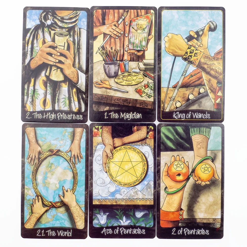 Out Of Hand Tarot Deck 78 Cards for All Levels of Enthusiasts Family Gathering Divination Board Game Guide Versions Edition 6