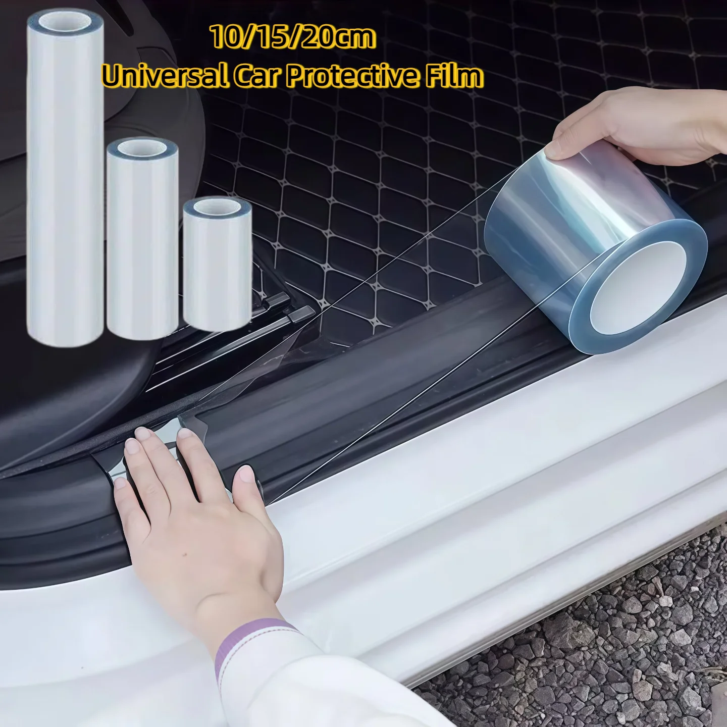 Pellicola Protettiva per Auto Anti-graffio Impermeabile Adesivo per Protezione Vernice PPF Nero Vinile Spray Pellicola Protettiva Tesla