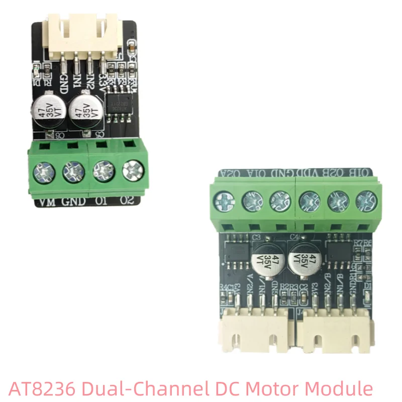 AT8236 Dual-Channel DC Motor Module, Wide-Voltage DC Brushed Motor ...
