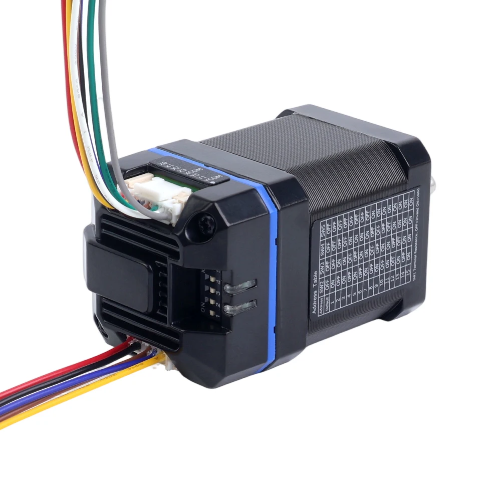 STEPPERONLINE ESS 시리즈 Nema 17 통합 RS485 폐쇄 루프 스테퍼 서보 모터 0.48Nm 24VDC 1000CPR CNC
