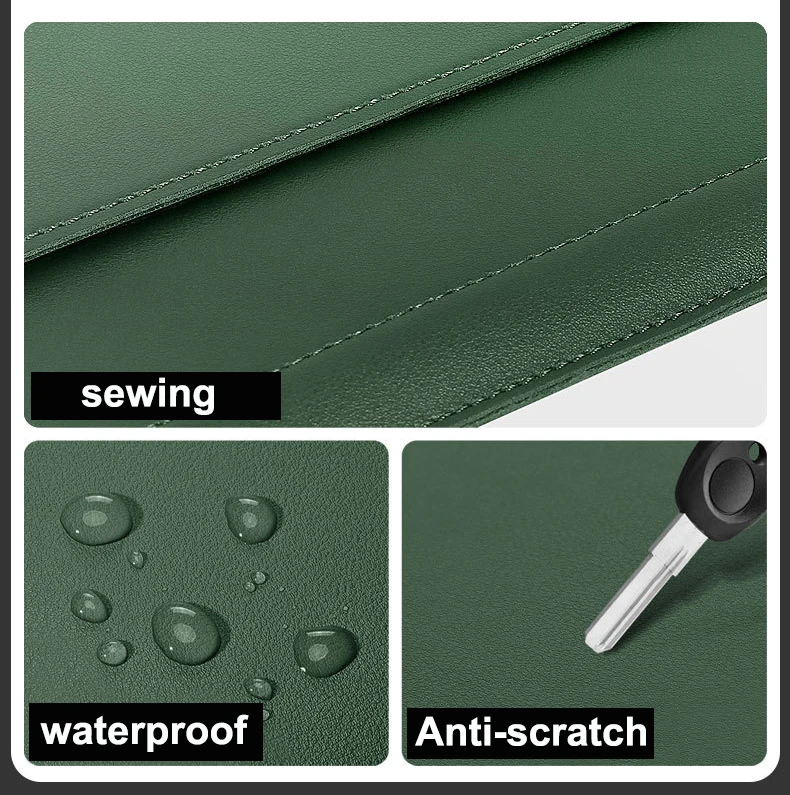 pasta portátil para macbook pro air bolsa de laptop manga de bolsa destacável para notebook