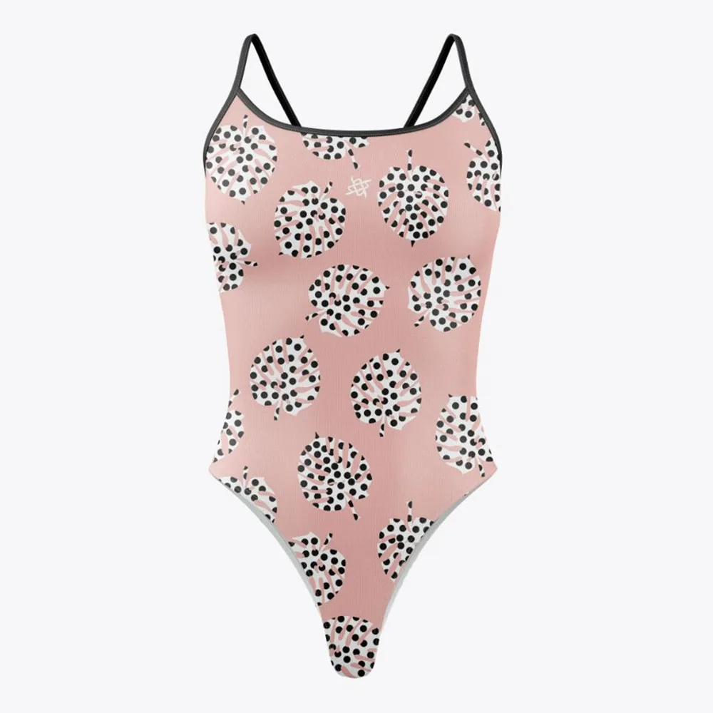 Hubibr 2023 New Sexy One Piece Swimsuit Women Swimwear Cut Out Bathing Suit Summer Push Up Monokini Print Swim Suit Beach Wear