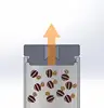 One Way Valve Storage / Tube/ Cellar / Vial / Vault Single Dosing Coffee Beans 6
