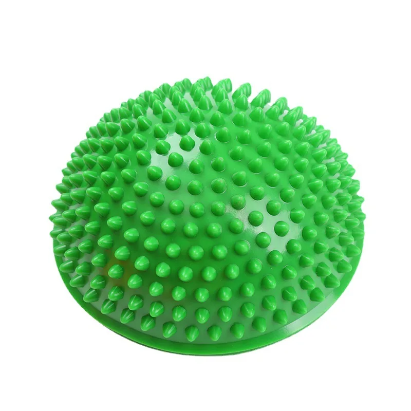Yoga Ball PVC Inflatable Massage Point Half Fit Ball Balance Trainer Stabilizer 16cm GYM Pilates Fitness Balancing Massage massage ball yoga ball