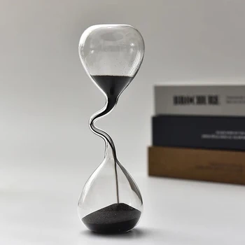 Black Hourglass Table Ornament 1