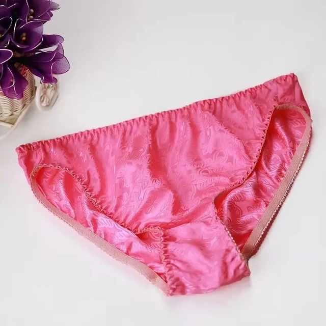 Women Underwear Plus Size Silk Panties