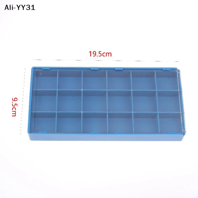 Multi-Compartment Watch Parts Storage Box with Lid