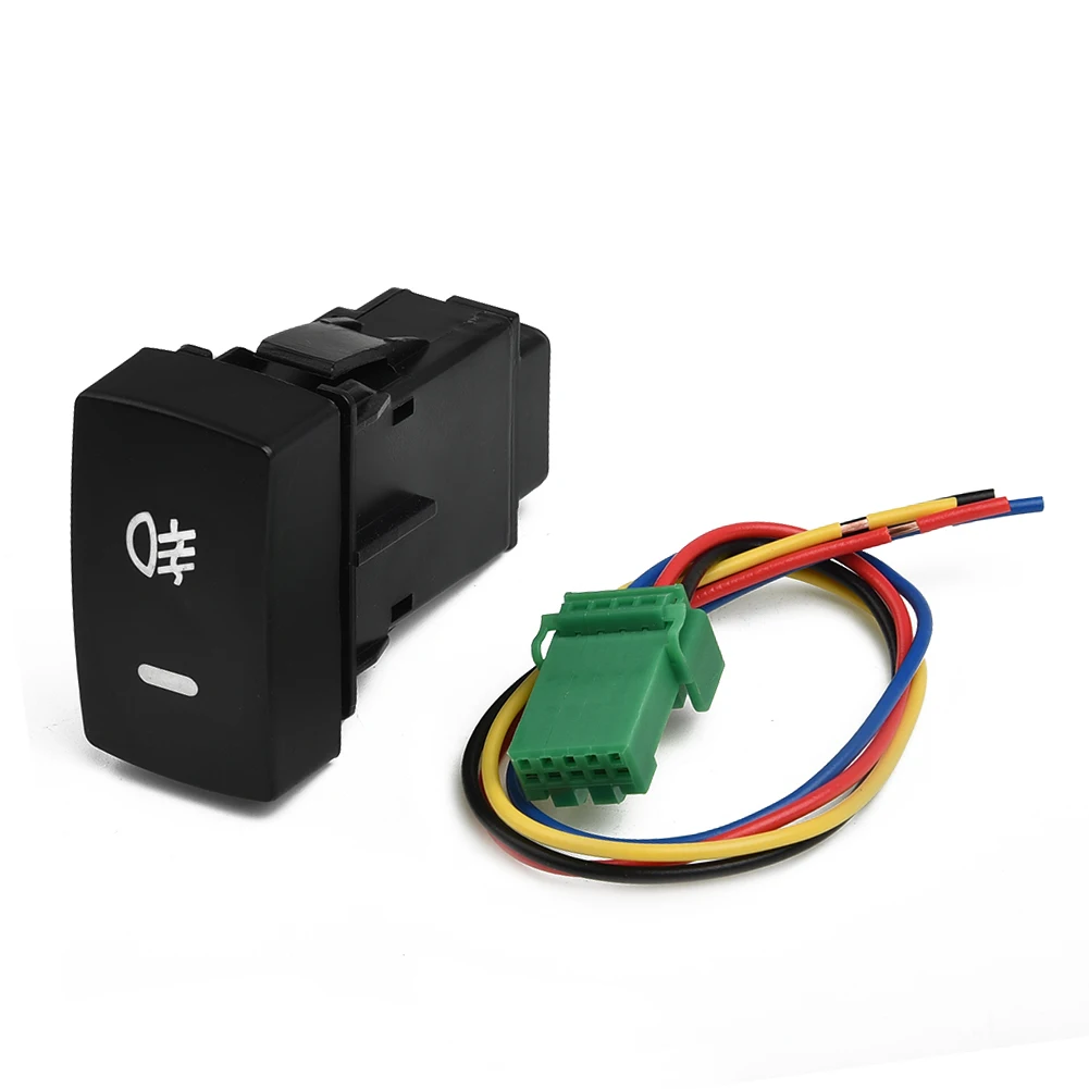 

Car Fog Light Switch Button 5-Pin 0.9*1.7*2.4 Inches Car Part Fog Lamp Switch Connecting Wire For Honda Civic For Accord For CRV