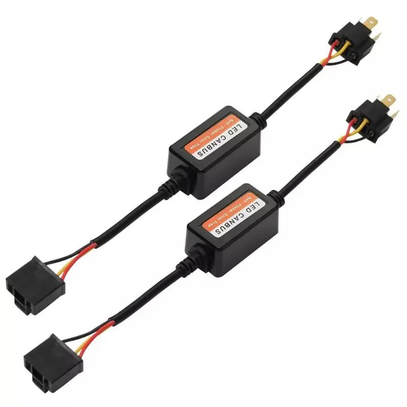 2er Set - A0 H7 analog LED CAN BUS Filter - orange