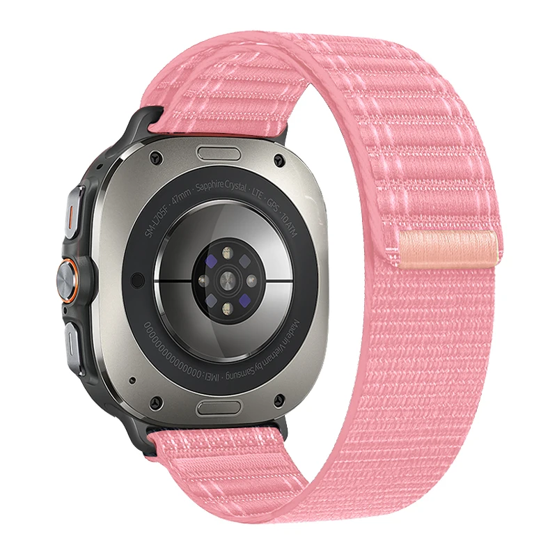 Premium Sports Trail Band - Ultra 47mm Nylon Loop Strap with No Gaps Bracelet