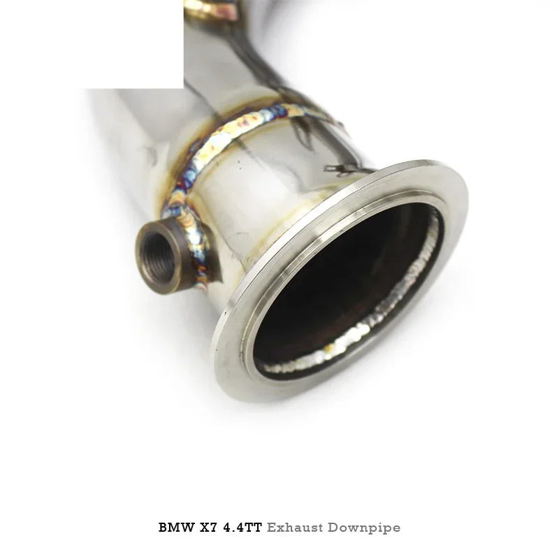 Head Section High flow Pipes branch downpipe Exhaust Pipe with catalyst For BMW X7 G07 4.4TT -