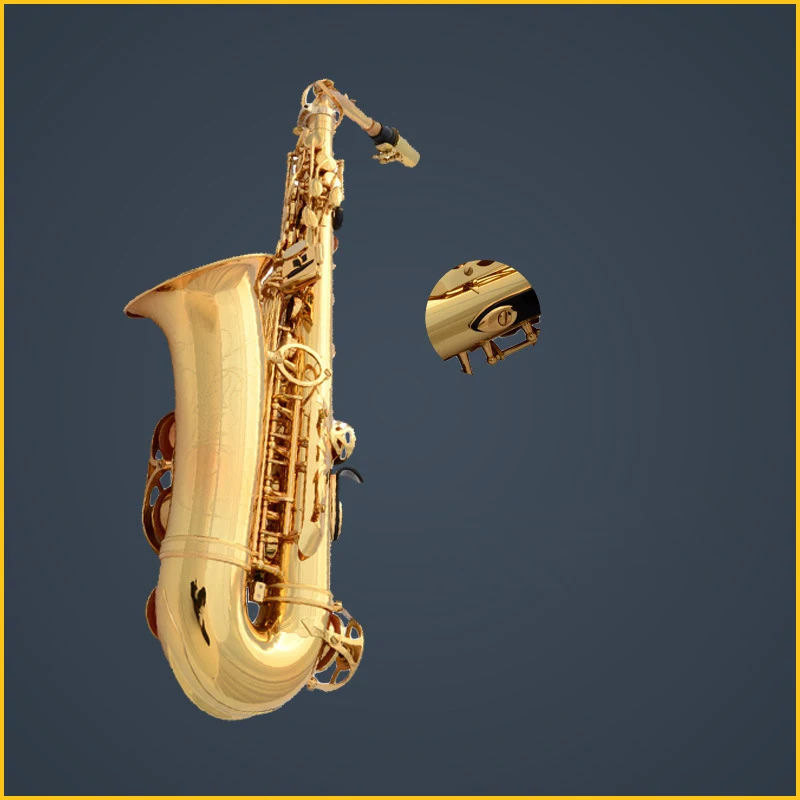 

Saxophone Alto e-flat electrophoretic gold saxophone SAX