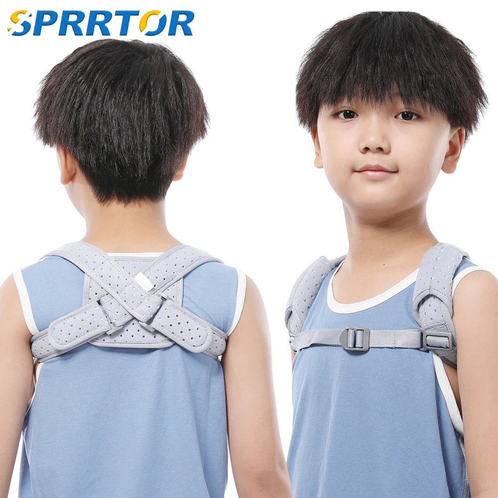 1PcAdjustablePostureCorrectorforMenWomenKidsBackPostureBrace