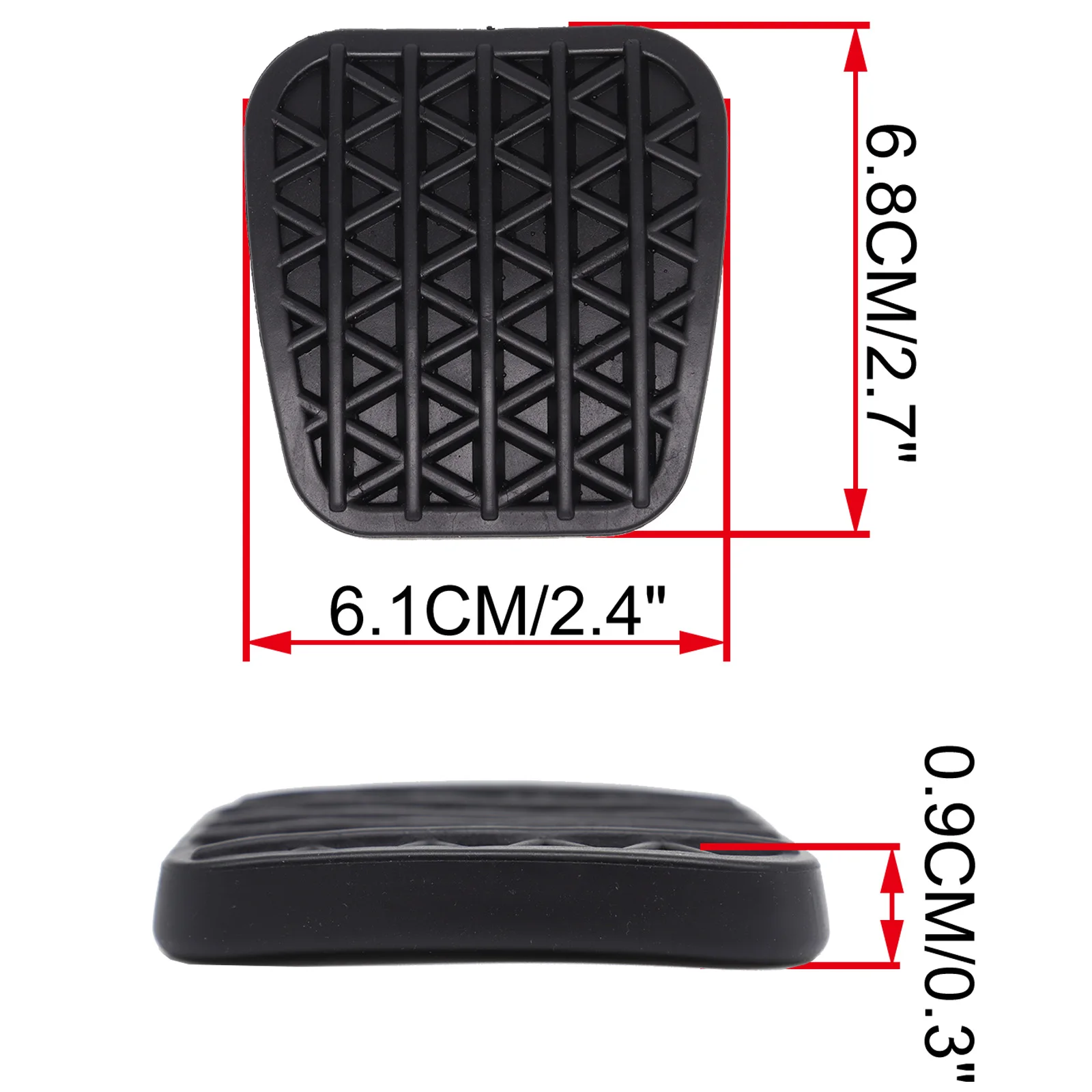 Car Pedals Pad Covers Accessories Rubber Brake Clutch Foot for Opel Vauxhall Astra J P10 2009-2015 560775 car accessories car pedals pedal cover