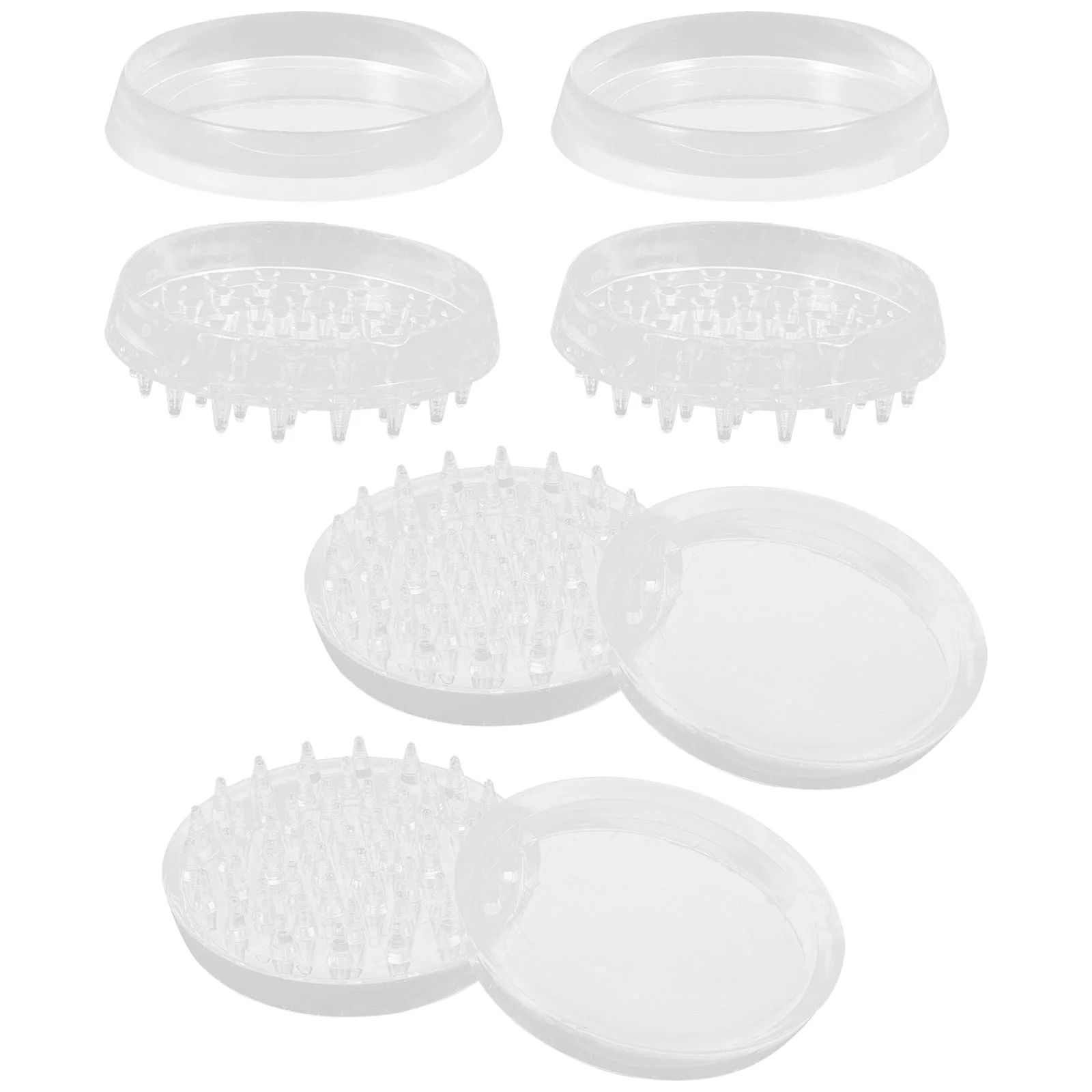 

8pcs Furniture Protectors Chair Caster Cups Desk Feet Pads Carpet Pads for Sofa Table