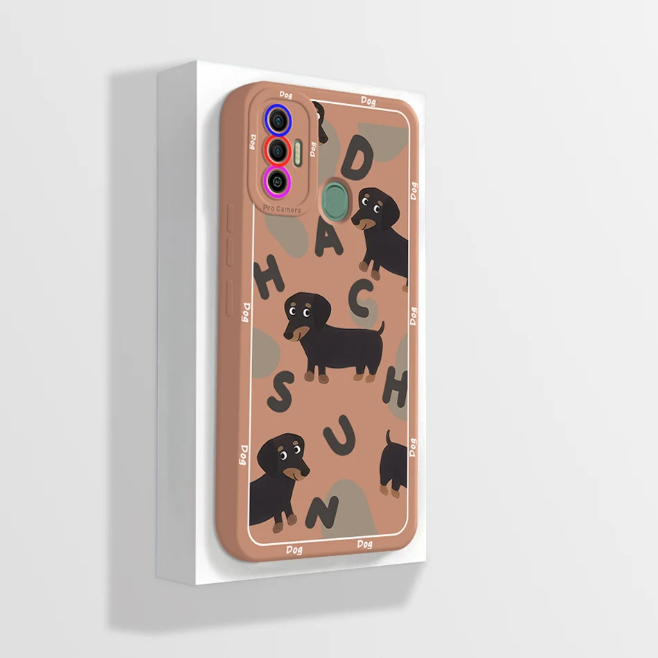 Cute Cartoon Flowers Silicone Phone Case - Soft Back Cover