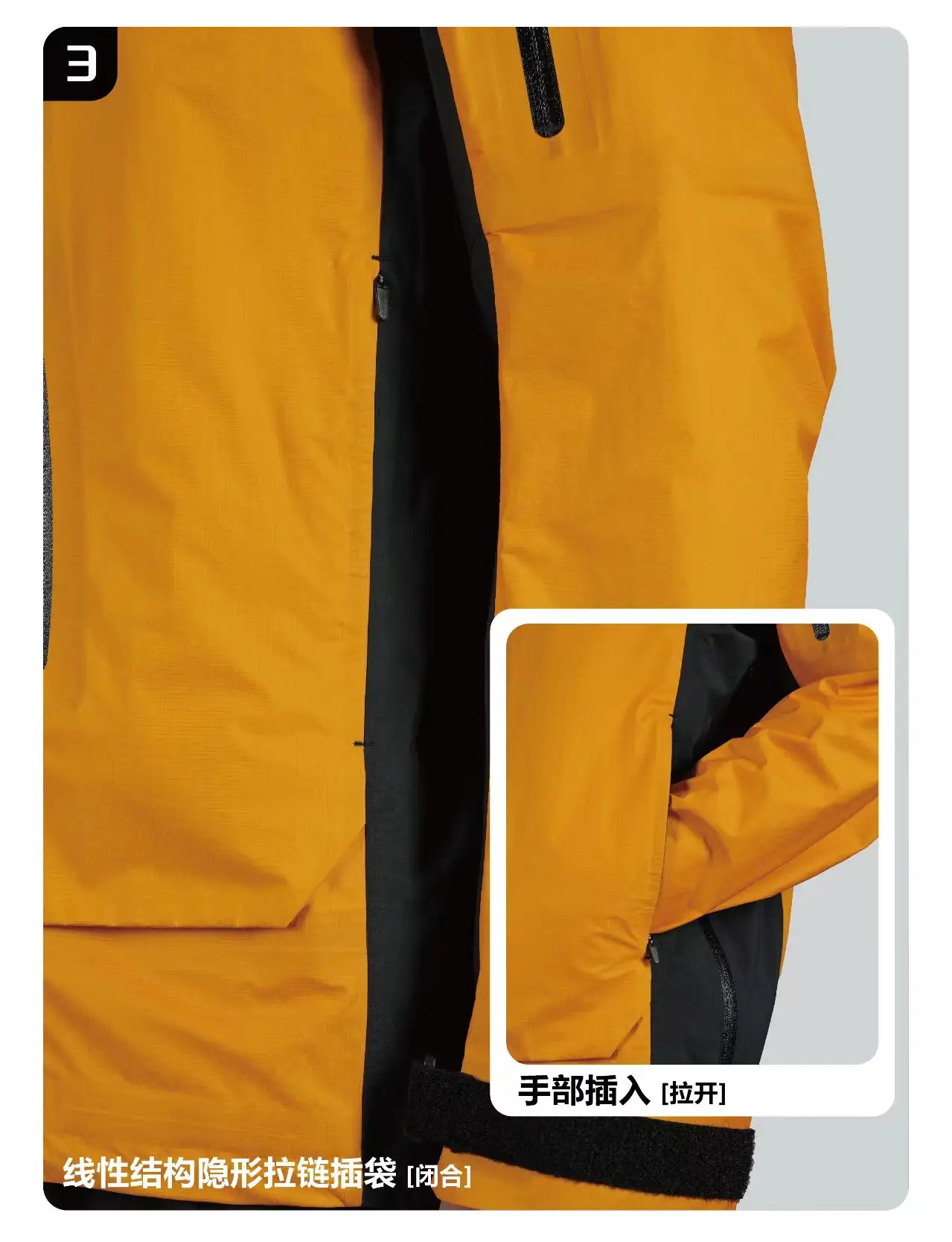 Reindee Lusion 25aw All enviroment hard shell jacket multipocket patch pad dwr coating waterproof material techwear