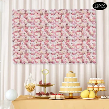 Artificial Flower Wall Panel Backdrop for Photo Background, Wedding Party Decor, Home Festival Decoration, Hot Sale 4