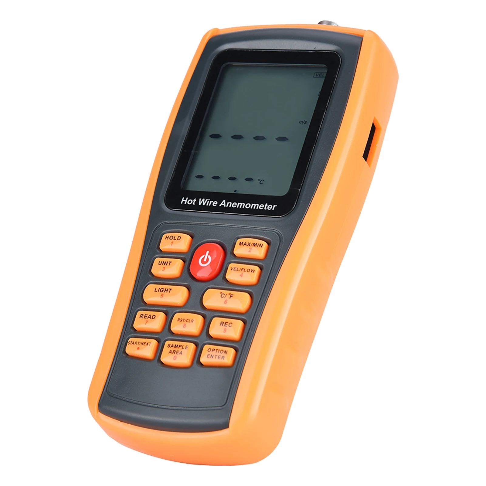 ポータブルデジタル風速計,gm8903,熱線風速計,温度計 - AliExpress