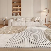 VIKAMA – tapis en flanelle moderne et léger, de luxe, pour salon, chambre à coucher, chevet, Simple, grand, antidérapant, lavable, décoration de maison 2