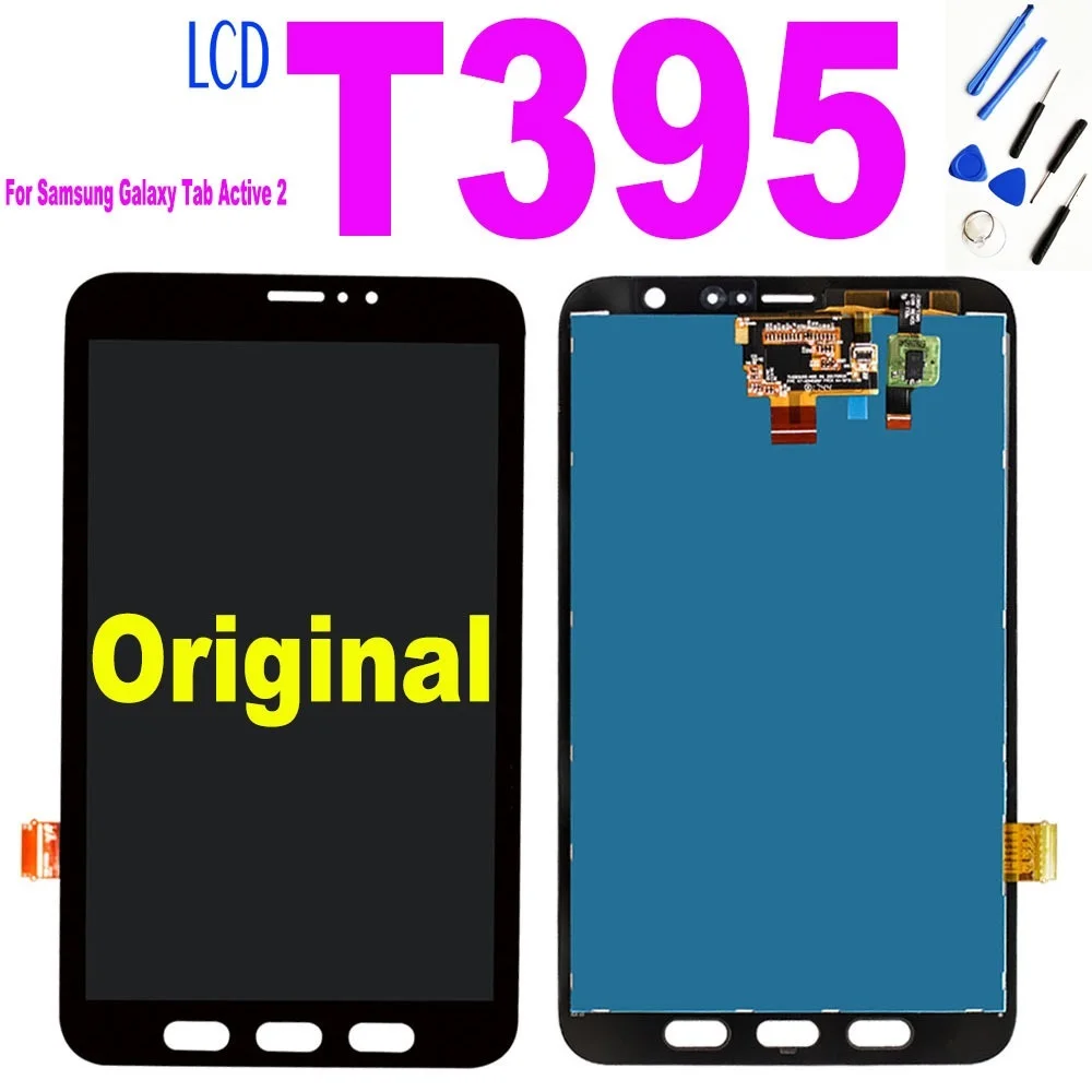 

New Original 8.0" LCD For Samsung Galaxy Tab Active 2 T395 SM-T395 SM-T395C LCD Display Touch Screen Digitizer Assembly