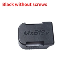 Universal 18V Battery Storage and Wall Mount Holder (Black without screws)