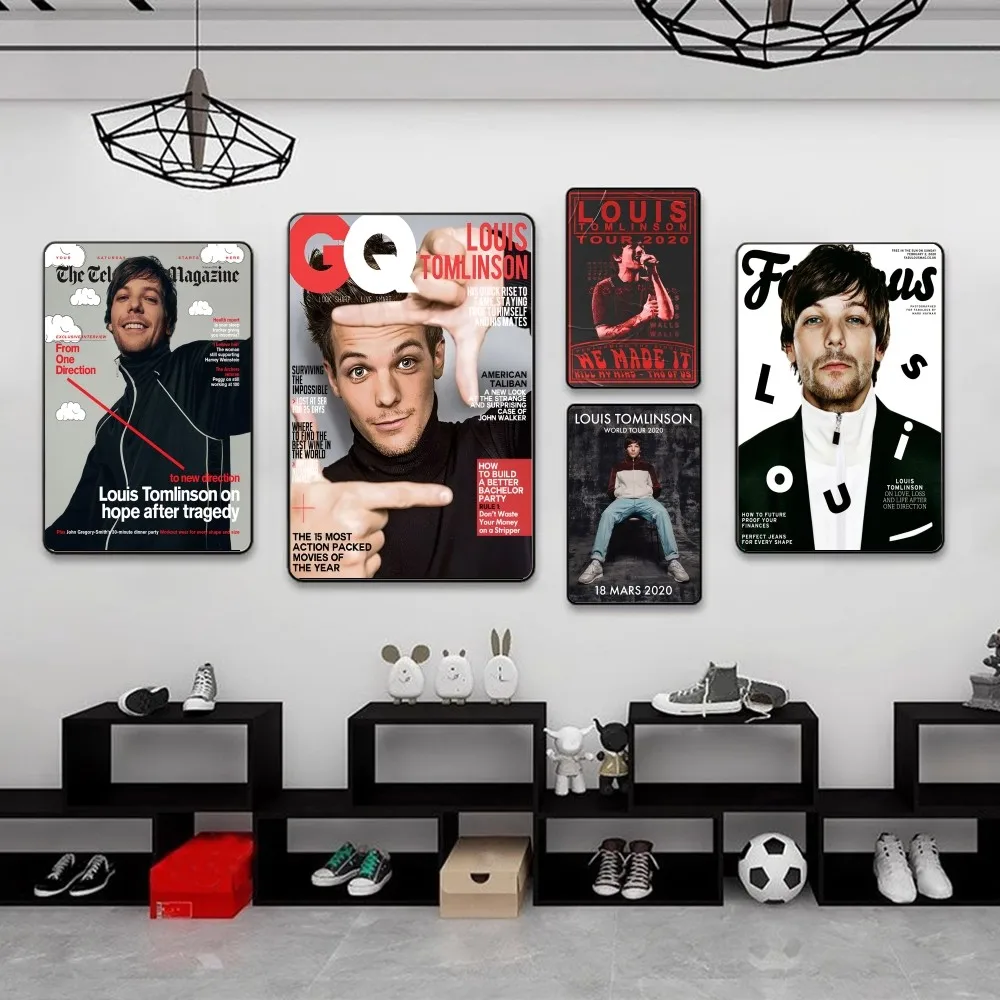 Louis Faith in the Future T-Tomlinson Classic Vintage Posters Vintage Room Bar Cafe Decor Stickers Wall Painting