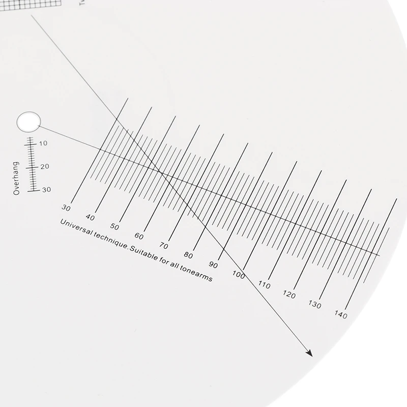 Kalibrierungsplatte für Schallplattenaufnahmehörner, Abstandsmessgerät, Winkelmesser, Einstellwerkzeug – Detail 19
