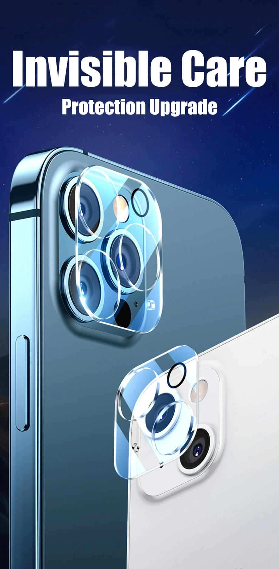 [2 Rückseite Glas + 2 klare Gläser] Glas Telefon gehärtetes Glas für iPhone 16 15 14 Plus 13 12 Mini 11 Pro Max 16Pro Rückbildschirmfolie – Detail 7