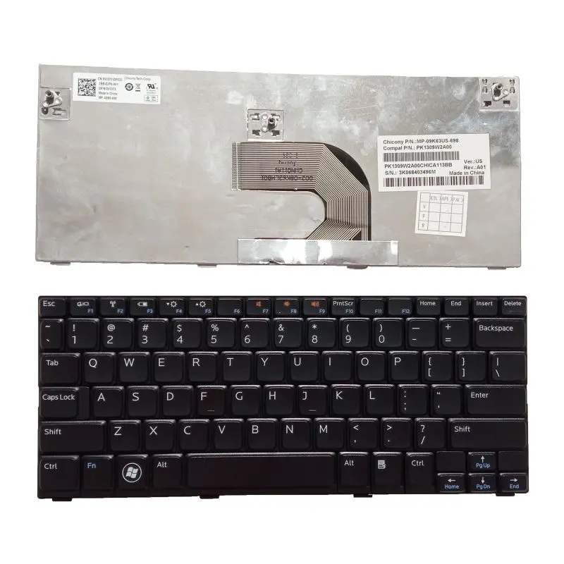 

Новая английская клавиатура для Inspiron Mini 1012 Mini10-1012 1014 1018 P04T P01T