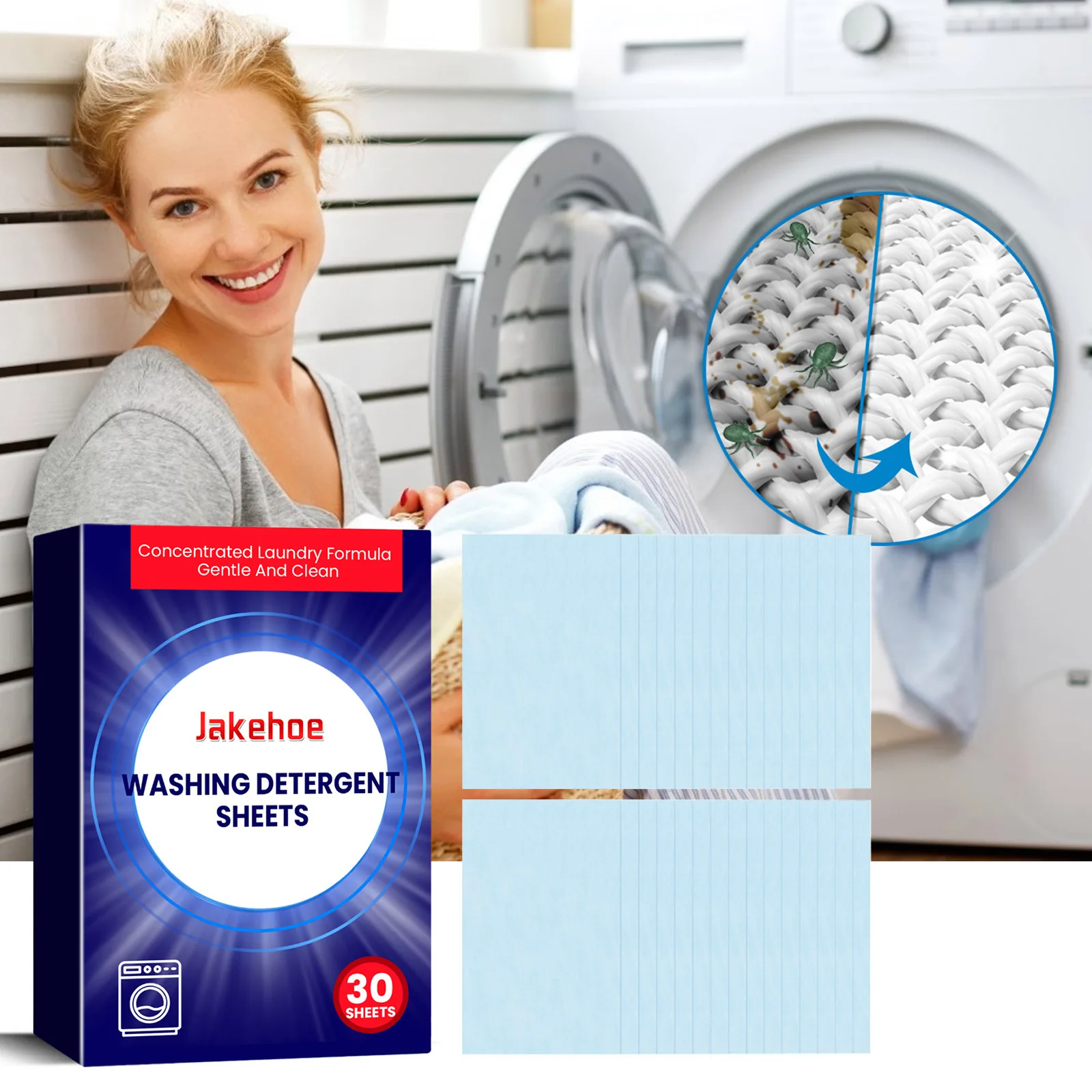 Laundry Tablets Dirt Odor Removal Laundry Fragrance Enhancer Anti Static Cloth Softener Lasting Fabric Softener Cleaner