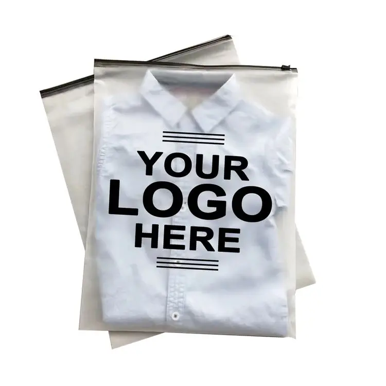 Logo Clear Vinyl Totes with Zipper Bag