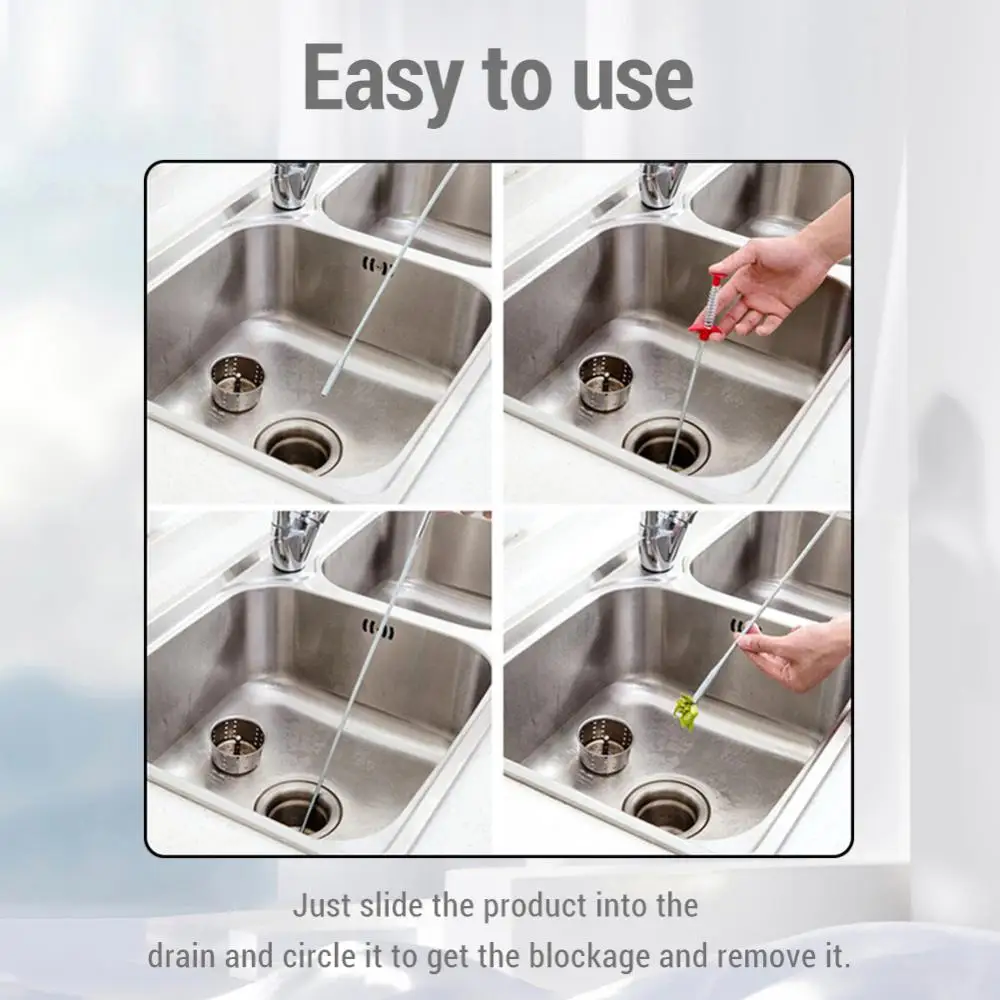 Грабер для чистки раковины от волос