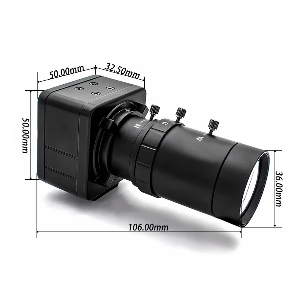 20X Zoom IP Camera 1080P 60FPS 1/2.8" IMX307 CMOS With 5-50mm Varifocal Lens Sup