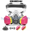 6200 Respirator Mask with Filters 60923 Half Face Cover with Anti-Fog Goggle Paint Mask for Gas/Chemicals/ Epoxy Resin/Asbestos 1