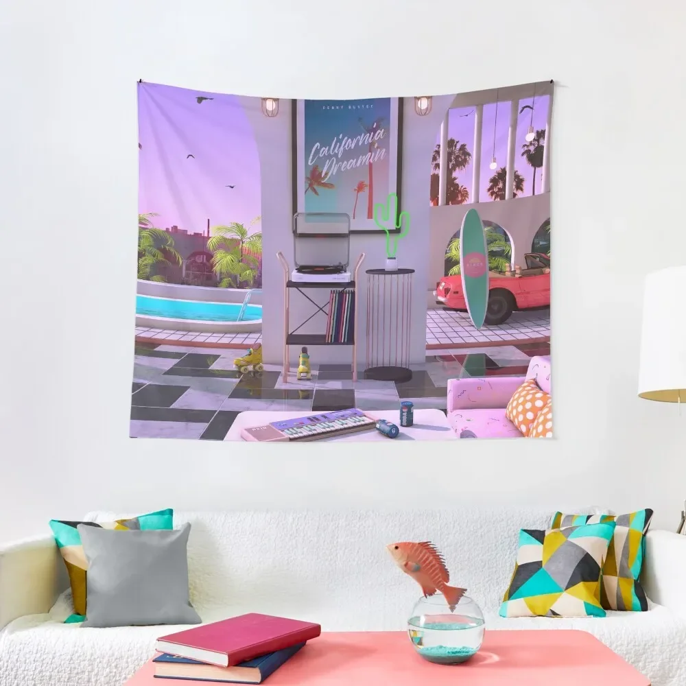

California Dreamin' Tapestry Wall Hanging Decor Decor Home Aesthetic Home Decor Decoration For Home Tapestry