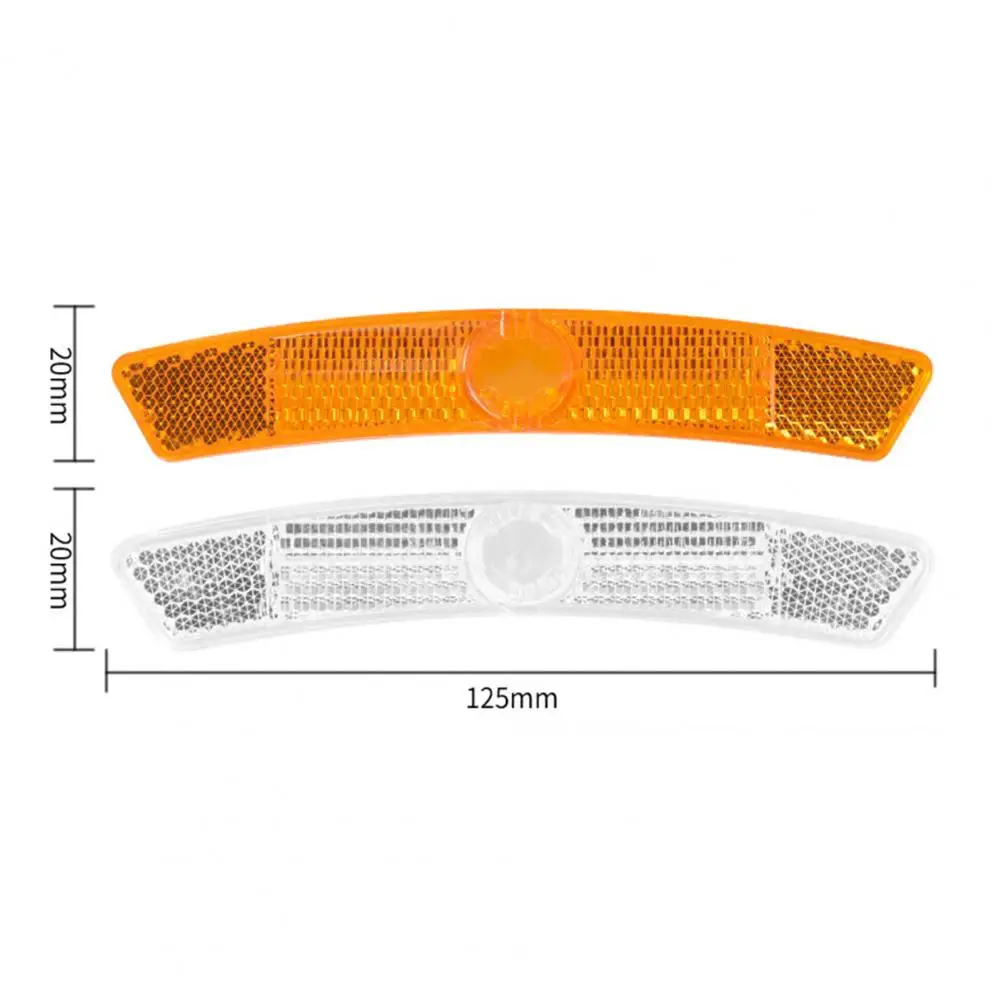 Compact Bicycle Reflector Wear-resistant Spoke Reflector Honeycomb Design Long-lasting Bike Spoke Safety Warning